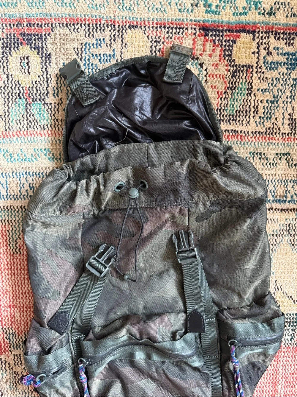 REBECCA MINKOFF CAMO NYLON BACKPACK
